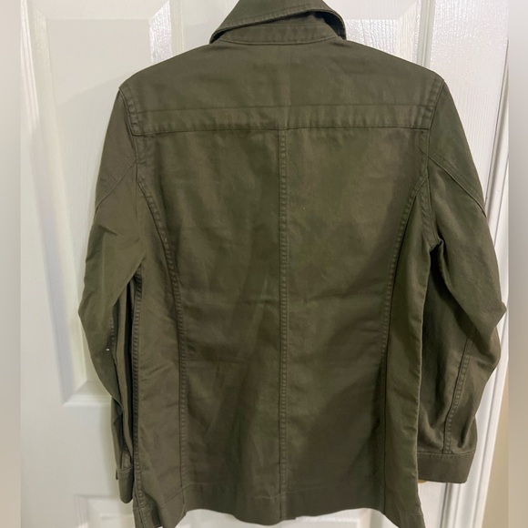 🔵 4) Free Assembly Women's Modern Utility Jacket sz XS NWT olive green - Picture 8 of 8